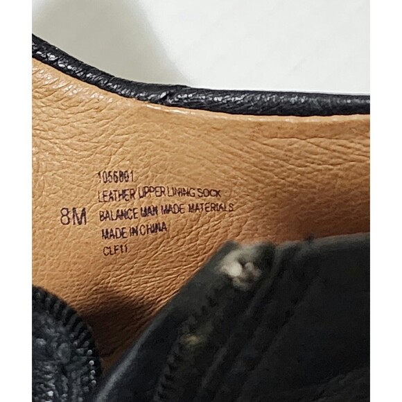 Sofft Womens Florina Leather Ankle Booties 8M Black 3.5" Heel Zipper 1056801 - Picture 9 of 9